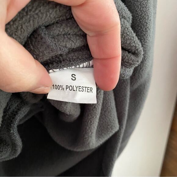 Astylish Fleece Grey Shacket Size Small - Picture 4 of 7